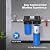 Waterdrop WD-WHF21-PG 2-Stage Whole House Filter System with FXHTC AP810 Filter and WD-RPFK Spin Down Sediment Filter, Bundle