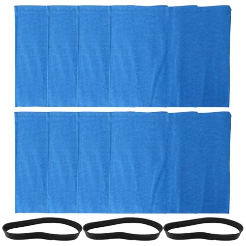 WELURE 8-Pack 25-1217 Filter Fit for Stanley Bauer 3 Gallon Shop Vac Filter 1952E-B3 - with 3 Retaining Bands