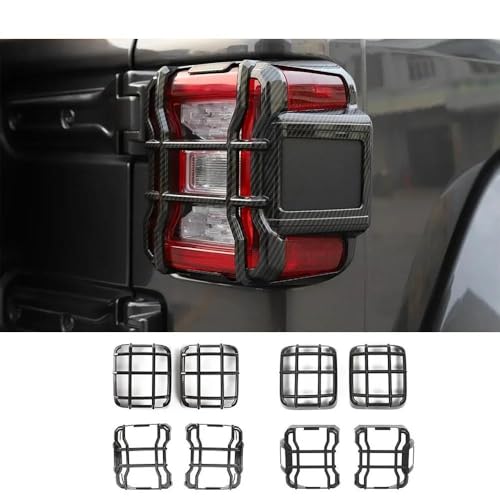 Capots de lampe pour Wrangler JL 2018 Up finition carbone premium