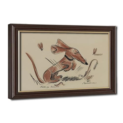 Impression toile Ludwig Bemelmans : décoration murale de croquis pour embellir le bureau