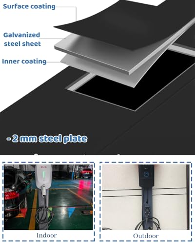 Wallbox Borne de Recharge Extérieure Résistante aux Intempéries et Support de Câble (Style-b)
