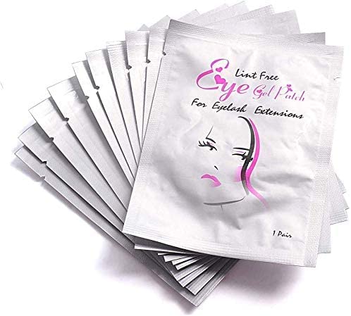 50 works Under Eye Gel Pads Eye Gel Pads, Lint Free Eyelash Patches for Pro Salon and Individual Eyelash Extension…