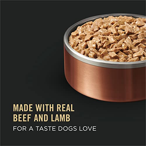 Purina Pro Plan High Protein Dog Food With Gravy, Shredded Beef And Lamb Entree - (24) 5.5 Oz. Cans #TOP2