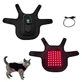 Rotlichttherapiegürtel 660nm/850nm für Hunde & Katzen, Heizkissen mit 3 Modi zur Schmerzlinderung, Verstellbarer Therapiegurt bei Gelenkschmerzen, Wundheilung & Entzündungshemmung bei Haustieren