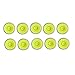 10x Bubble Spirit Level Degree Mark, Mini Circular Bullseye Level Inclinometers Use for Tripod, Phonograph, Turntable (12x6 mm)