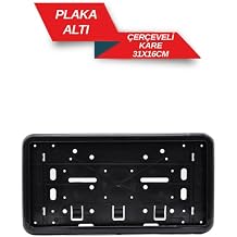 Plaka Alt   er eveli Kare Siyah Plakal k 32x17 cm | Kare Tasar m,  er eveli, Siyah Renk, Kolay Montaj, Ara  Uyumlu