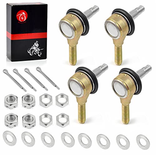 Tie Rods End Ball Joints Left Right For Yamaha Banshee Raptor Warrior Wolverine Blaster 125 200 250 350 660 Grizzly 125 350 450 550 660 600 700 Moto 4 Big Bear 350 Breeze 125 1Uy-23841-01-00 #TOP2