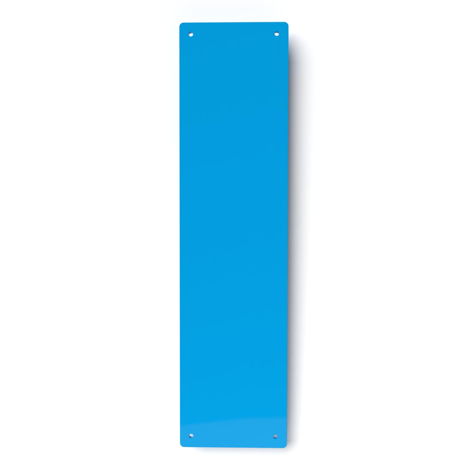 Door Finger Plate with Screws (1, Light Blue) — image 1