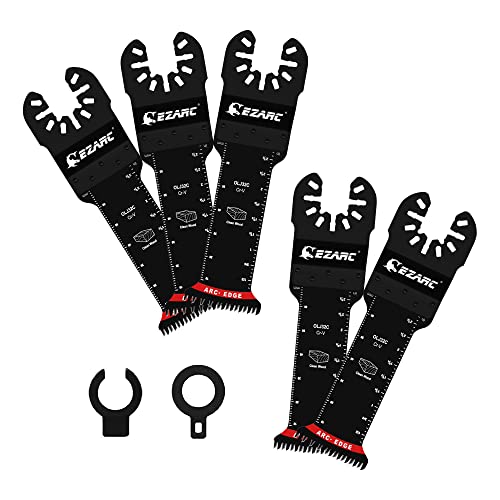 EZARC Japanese Tooth Oscillating Saw Blades 5PCS ExtraLong Reach Arc