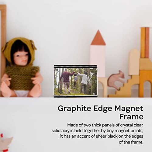 Color Edge Magnet Frame By Canetti-Graphite-4X6 Inch #TOP1