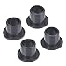 8m x günstig Kaufen-Kozelo 4Stk Flansch Hülsen Lager - [8mm x 10mm x 10mm] POM Öl Lose Buchse für Ausrüstung Maschinen| Schwarz