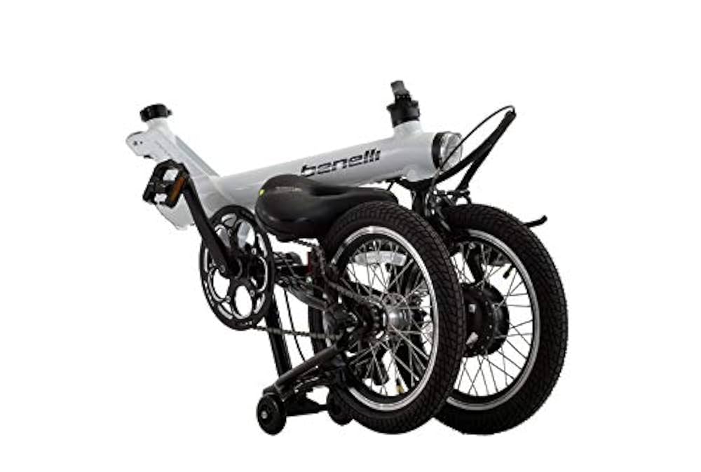 Amazon | BENELLI ベネリ miniFold 16 ブラック 5.2Ah 16×2.25 3