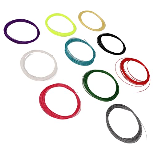 Jopwkuin Linha de raquete de badminton, corda de raquete de badminton, mistura de cores de alta resi