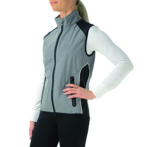 HyVIZ Womens/Ladies Silva Mercury Reflective Gilet (S) (Reflective Silver)