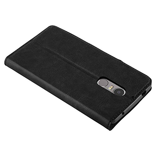 Cadorabo Custodia Libro per Lenovo K6 NOTE in NERO...