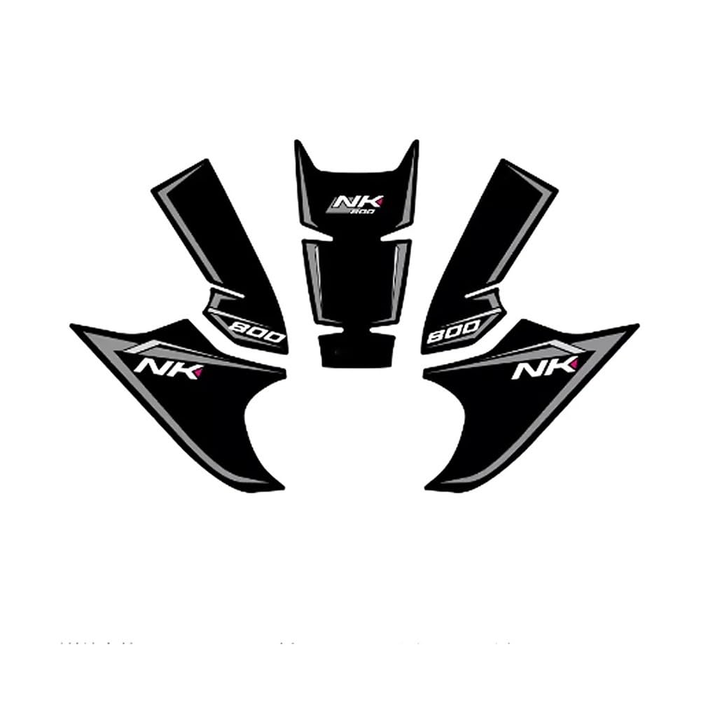 Motorcycle Fuel Tank Sticker Motorcycle Sticker Fuel Tank Side Decal Protector Traction Pad Cover Decoration Sets for CF&MO&to 800NK 800 NK 2023