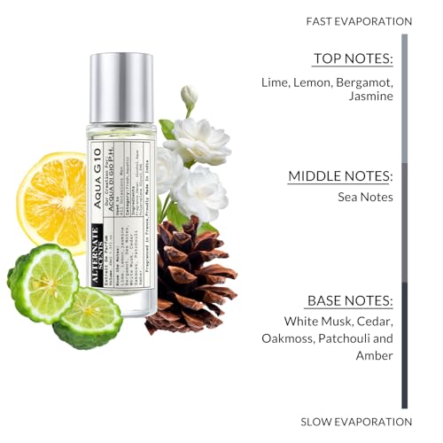 Image of Alternate Scents Aqua G-10 Long Lasting 40ml Perfume For Men |Strong& long Lasting with 30% Oil Concentration|Fresh & Aquatic | Fragrance From France | Made In India|