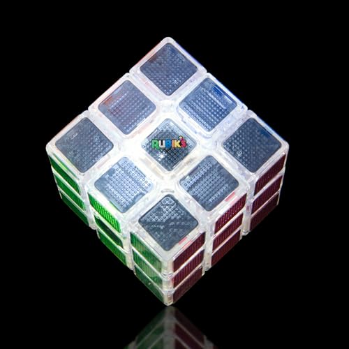 Rubik’s Cube, Pulse Cube, Light-Up Brain Teaser Puzzle for Speed Cubers, Solve The Puzzle Before The Lights Turn Off, Problem-Solving Brain Teaser & Fidget Toy, Stocking Stuffers for Ages 8 & Up