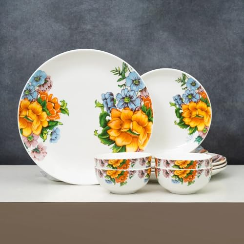 Clay Craft Fine Ceramic Eco Dinner Set, Enchanting Gold, For Family Of 4, Dinner Set Ceramic, Crockery Set, Dining Set For Dinner, Crockery Set For Rs. 1111 @ 81 % Clay Craft Fine Ceramic Eco Dinner Set, Enchanting Gold, For Family Of 4, Dinner Set Ceramic, Crockery Set, Dining Set For Dinner, Crockery Set For Rs. 1111 @ 81 %