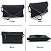 Imagen de ELIOX - Bolso Clutch de Mujer Elegante con Cadena y Bandolera en Piel Sintética Suave - Bolso Clutch de Noche Pequeño Bolso de Mano para Niña Bolsos Elegantes Ceremonia Boda