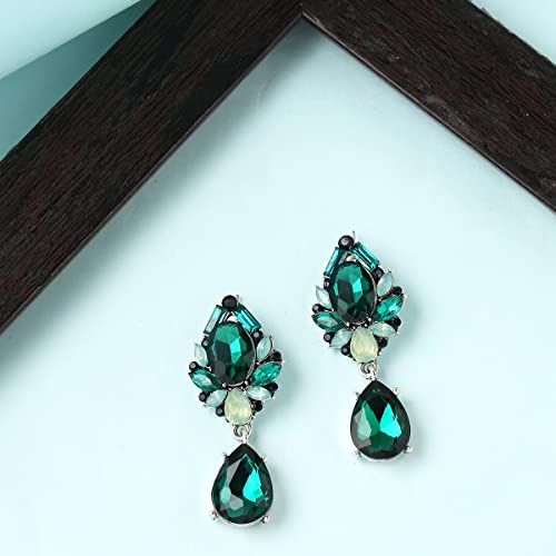 Crystal Tear Drop Earrings