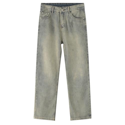 Pantalones denim sueltos oversize hombre talla grande miniatura 3