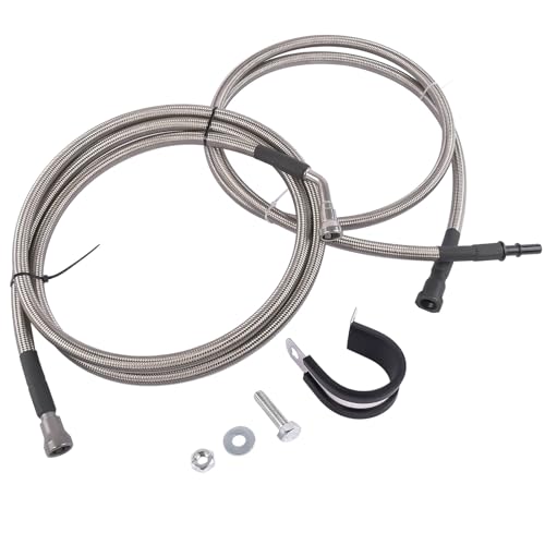 GELUOXI Flexible Stainless Steel Braided Fuel Lines Replacement for Chevy