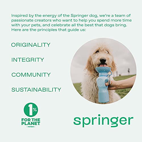 Springer Dog Travel Water Bottle | As Seen on Shark Tank | Patented, Leak-Proof, Portable Water Bottle for Dogs | BPA… - Image 5