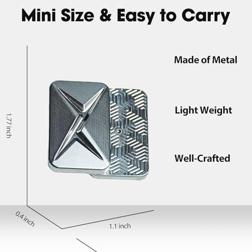 JUDIXY Lightning Infinite Fidget Slider Metal Magnetic Haptic Fidget Toys for Adults Anxiety/ADHD/Stress Relief by JUDIXY - Image 3