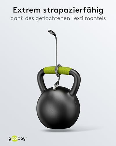 Goobay 70696 USB-C auf RJ45 Ethernet CAT 6 Kabel für stabile kabelgebundene Internetverbindung mit Router/Modem/Netzwerk Switch/Ersetzt USB auf RJ45 Adapter / 1 Gbit/s / 1 Meter