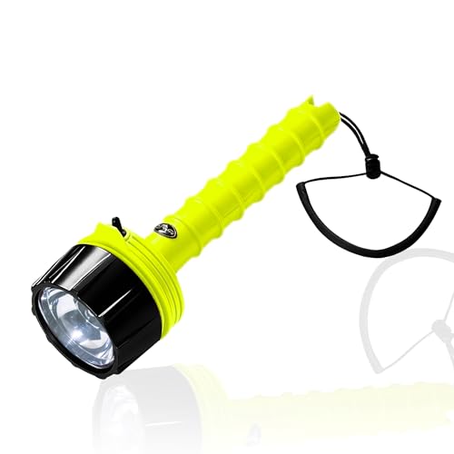 Linterna subacuática Nighteye de 900 lúmenes impermeable para evitar la oscuridad en buceo