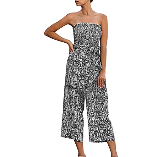 Combinaison sans manches femme jambe large et chic épuré