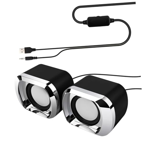 Altavoz Pequeño USB Homoyoyo de Escritorio para Ordenador y Portátil