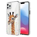 UNNKINE Magnetic Case for iPhone 13 Compatible with MagSafe Wireless Charging Cute Giraffe Design Shockproof Anti-Scratch Cover for Men&Women (Clear) for iPhone 13