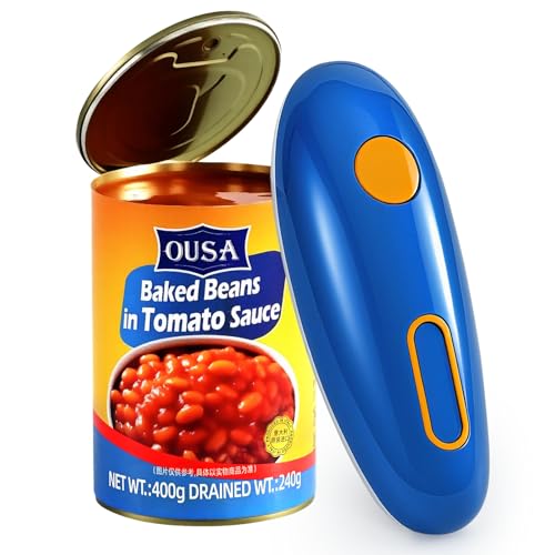 Electric Can Opener, Automatic Hands Free Operation, Smooth Edge, Battery Operated, Kitchen Gadget