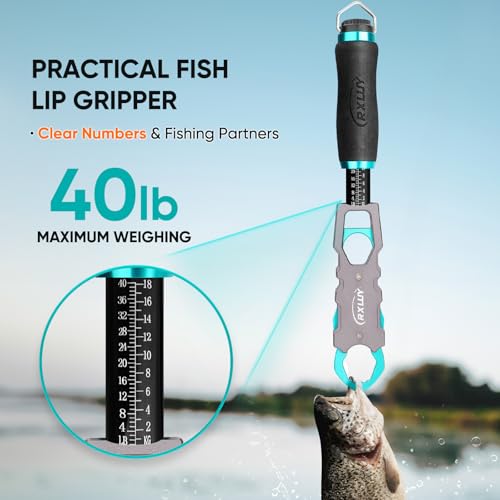 11.5" Fish Lip Gripper with Scale, Max 40lbs Scale - image 4