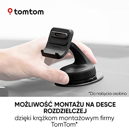 TomTom magnetyczny, aktywny uchwyt do nawigacji TomTom dla wybranych modeli z złączem micro USB (GO Discover 7, GO Expert 7, GO Camper Max 7)
