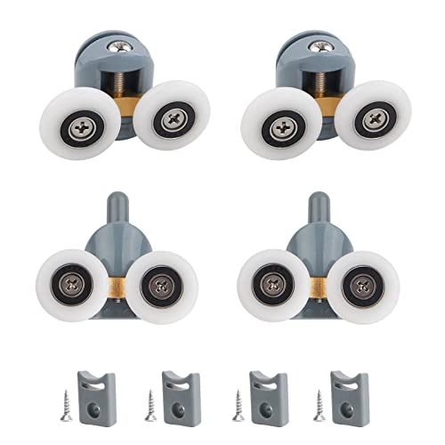 Shower Door Rollers, 23 mm Diameter Shower Door Double Roller Runners