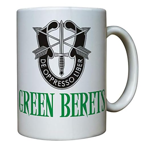 Gröna baskrar vapen militärt USA De oppresso liber – mugg # 9893