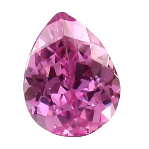 Saphir rose ceylan en vrac de prestige 10x8mm, gemme taillée à facettes pour haute joaillerie