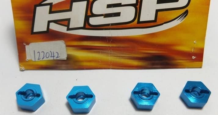 HSP Part 122042 /02134B Aluminum Wheel Hex 4pcs for HiMOTO Hispeed 1/10 RC Crawler Truck 94108