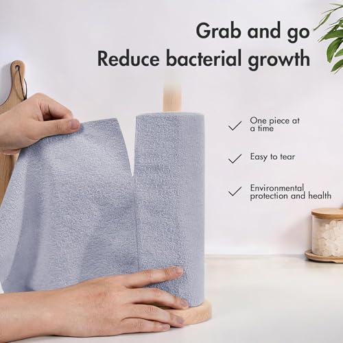 Image of Niwlix Microfiber Cleaning Cloth Roll Kitchen Towel Roll Reusable Kitchen Towel Micro Fiber Cloth for Car Cleaning Clothes Kitchen Cloth for Cleaning | 20 Pack