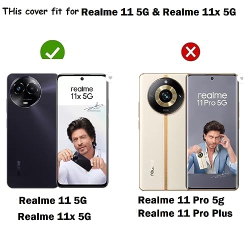 Image of Rubber Back Cover Compatible Model for Realme RMX3780 / Realme 11 5G - Transparent