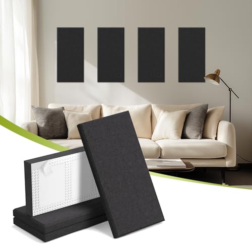 Laapee 4 PCS Acoustic Wall Panels, 23.6