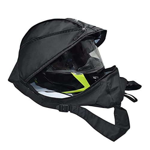 Sac à dos réfléchissant casque moto avec compartiment étanche grand volume