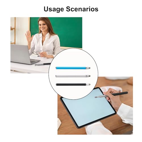 2-in-1 Teleskop Zeigestab mit Tablet Stift, Ausziehbar Klassenzimmer Zeiger für Lehrer, 1M Teleskopstab Whiteboard Tafel Zeiger für Präsentationen, Seminare, Vorträge (Schwarz)