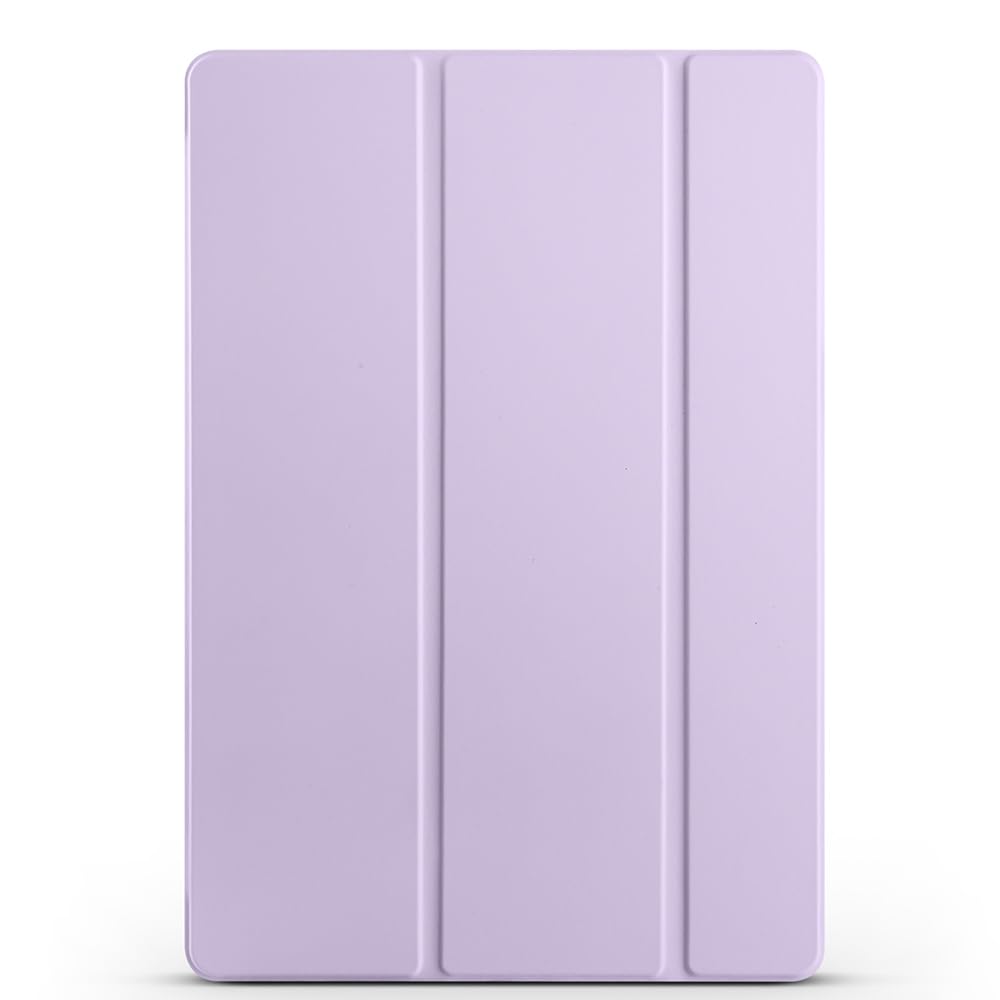 Zore Galaxy ile uyumlu Tab S10 FE Plus Zore Smart Cover Kalem Bölmeli Standlı 1-1 Kılıf Lila
