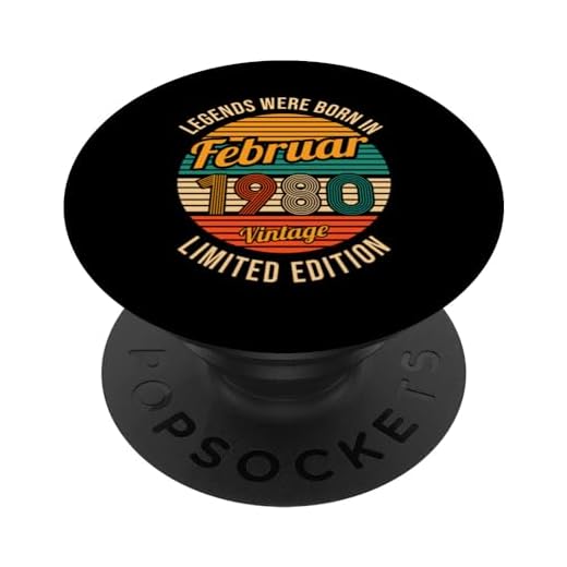 Las leyendas nacieron en enero de 1981 43 cumpleaños PopSockets PopGrip Intercambiable