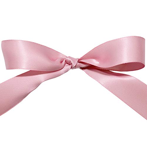 Image of Morex Ribbon 08822 /50-158 Double Face Satin Ribbon, 7 /8 inch x 50 Yd, Quartz