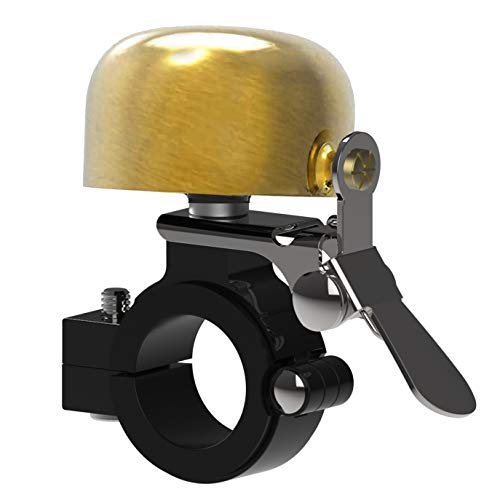 CQ Bike Bell Brass Bicycle Bell Delivers Loud Crisp Sound Classic Road Bike